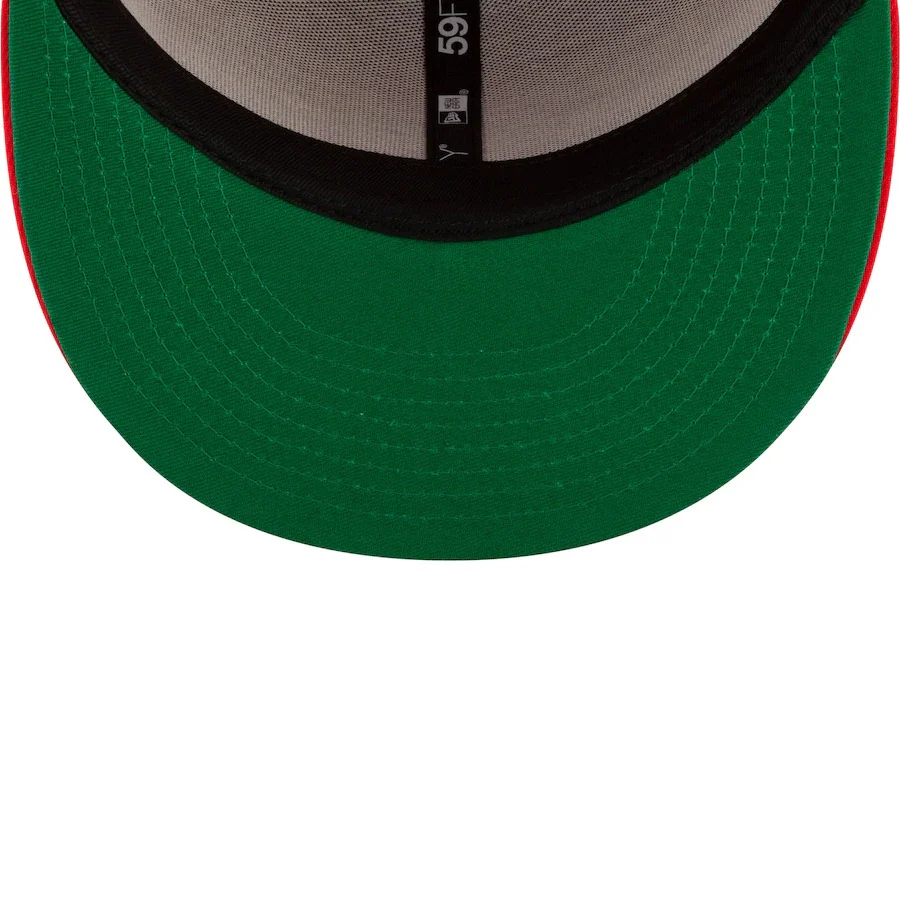 New Era Toronto Raptors Red Paisley 59FIFTY Fitted Hat - Image 2
