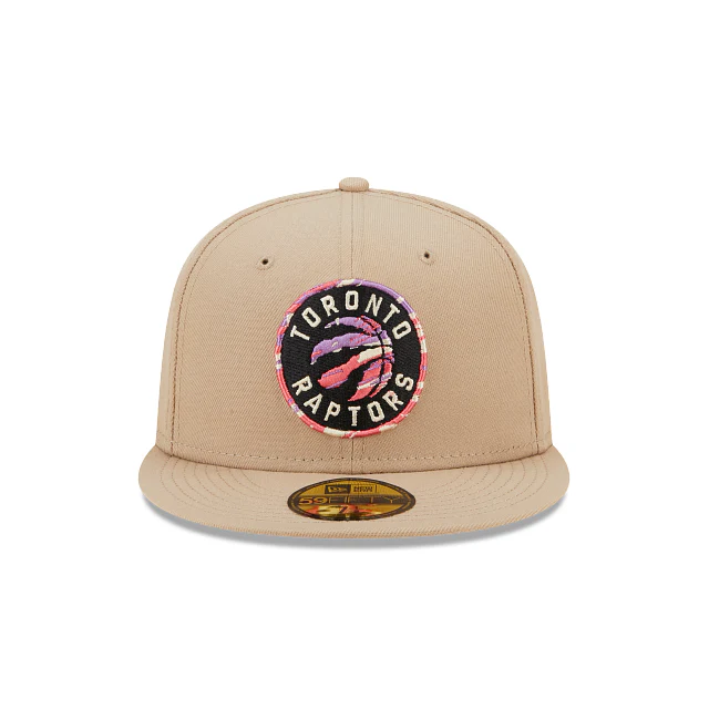 New Era Toronto Raptors Team 2023 Neon 59FIFTY Fitted Hat - Image 2