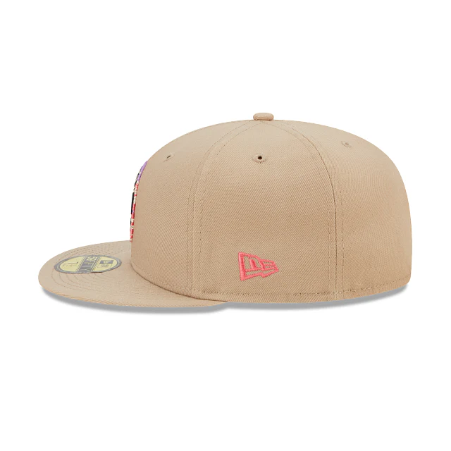 New Era Toronto Raptors Team 2023 Neon 59FIFTY Fitted Hat - Image 4