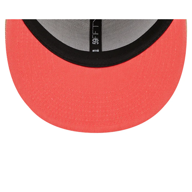 New Era Toronto Raptors Team 2023 Neon 59FIFTY Fitted Hat - Image 7