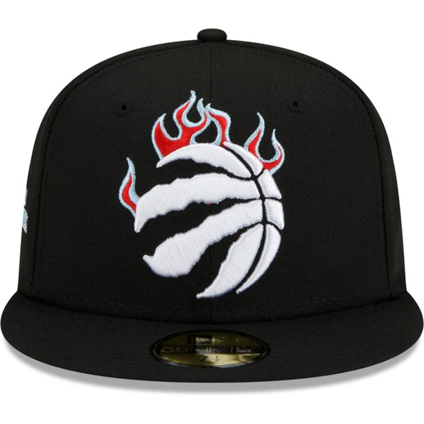 New Era Toronto Raptors Team Fire 59FIFTY Fitted Hat - Image 5