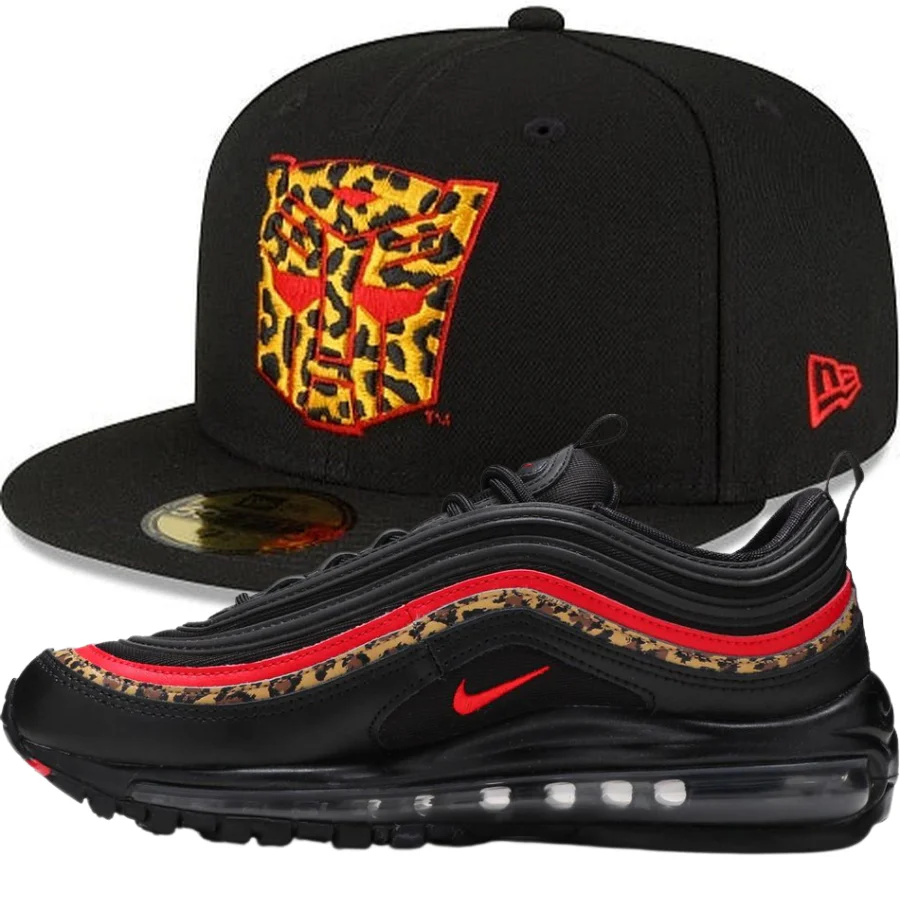 New Era Transformer Cheetah Fitted Hat w/ Nike Air Max '97 Wmns 'Leopard Pack' - Image 2