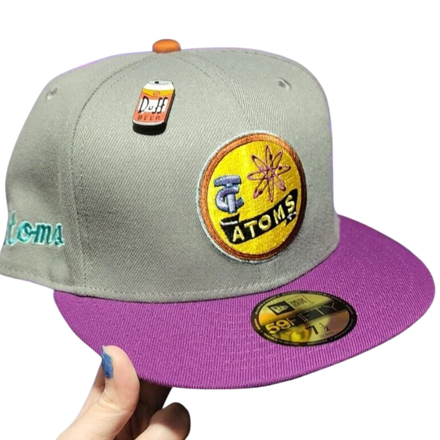 New Era Tri-City Atoms "The Simpsons" Inspired 59FIFTY Fitted Hat