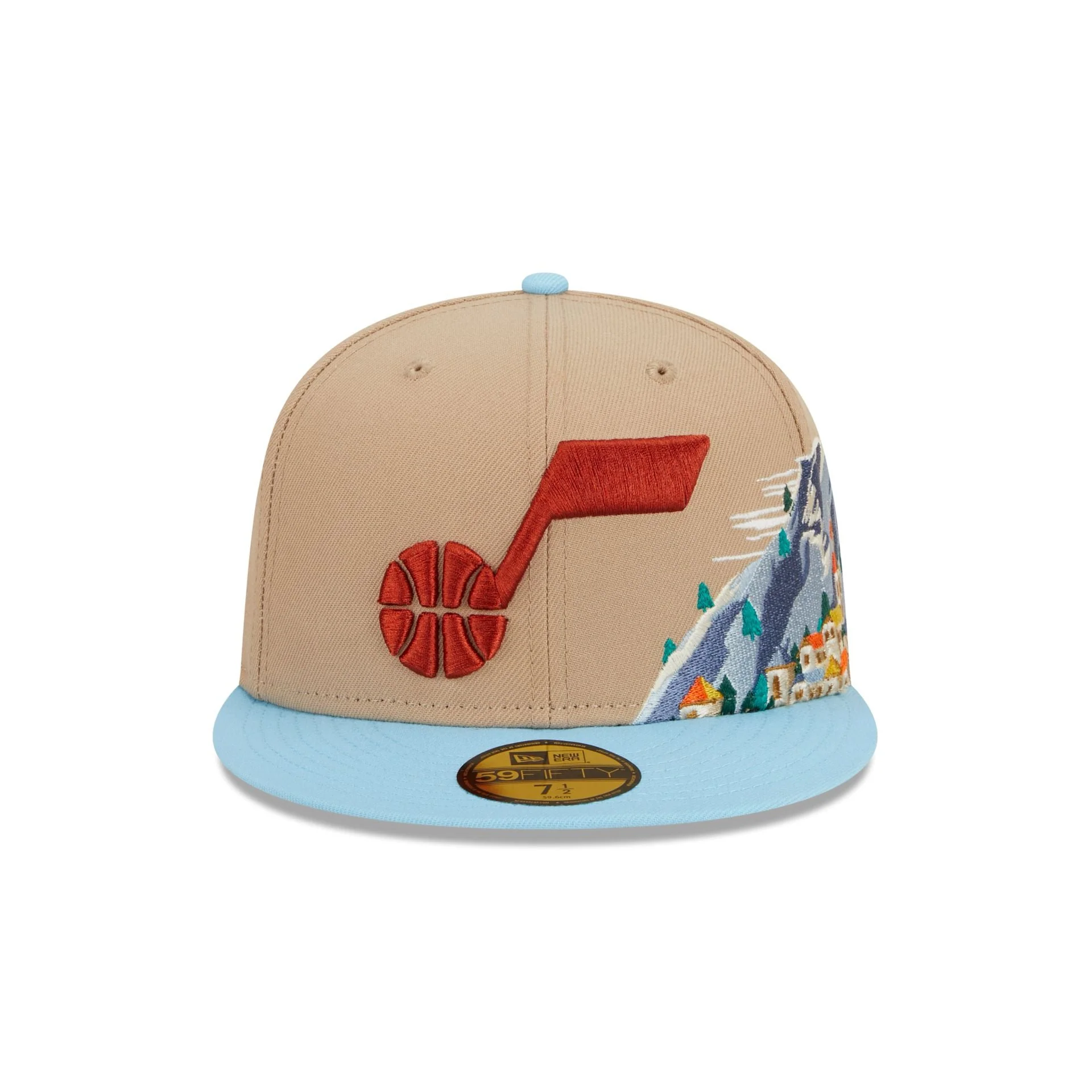 New Era Utah Jazz Snowcapped 2023 59FIFTY Fitted Hat - Image 2