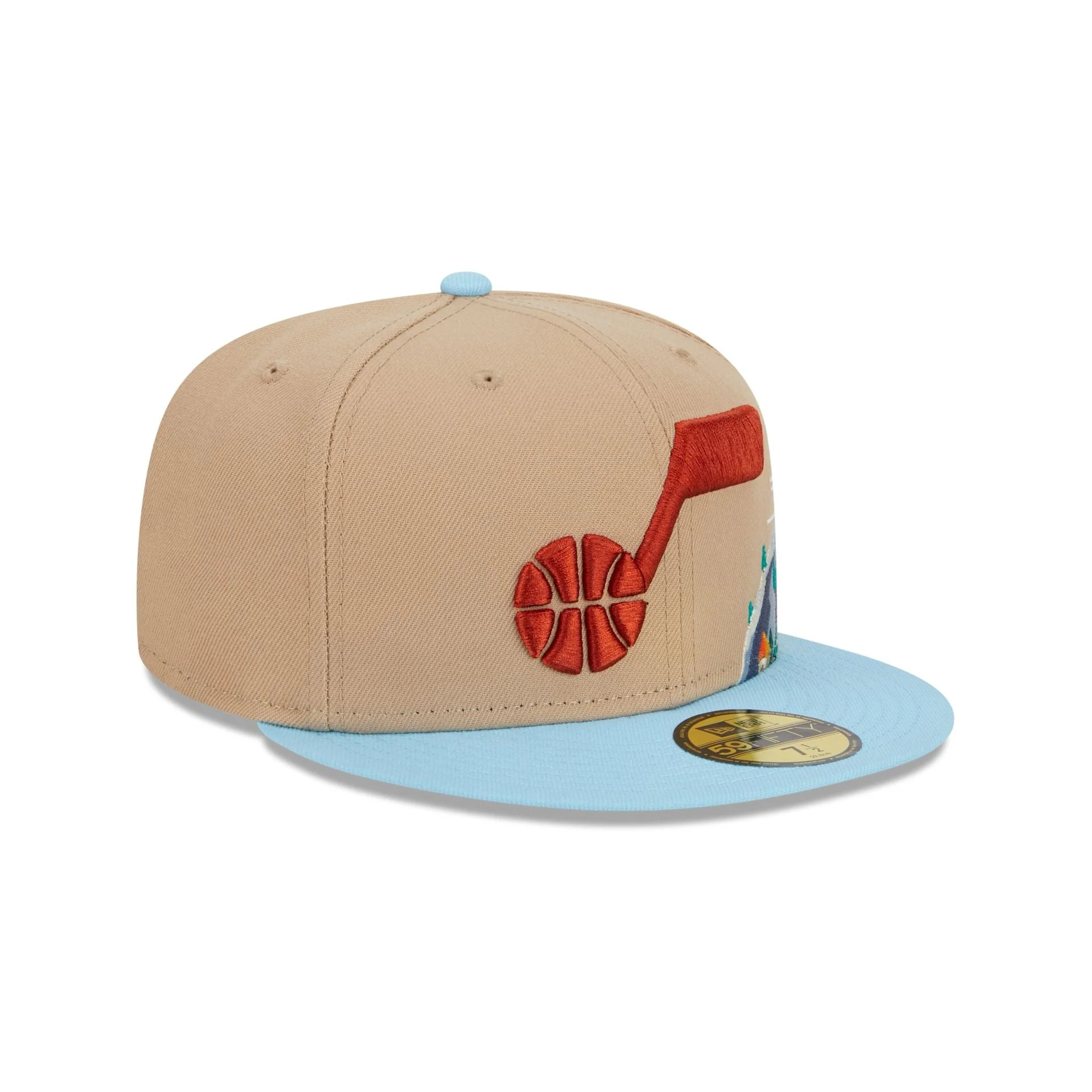 New Era Utah Jazz Snowcapped 2023 59FIFTY Fitted Hat - Image 3