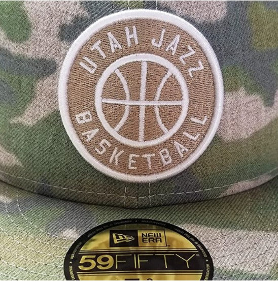 New Era Utah Jazz Vintage Camo 59FIFTY Fitted Hat - Image 2