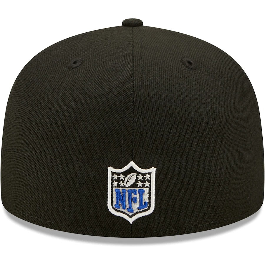 New Era Washington Football Team Black Royal Undervisor Super Bowl XVIII 59FIFTY Fitted Hat - Image 4
