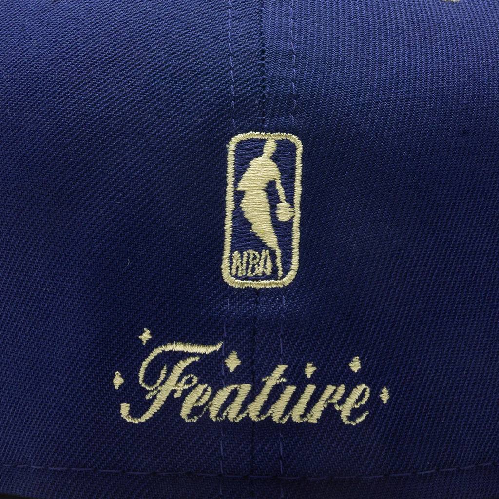 New Era x Feature Denver Nuggets Navy/Sky/Tan 2023 59FIFTY Fitted Hat - Image 4