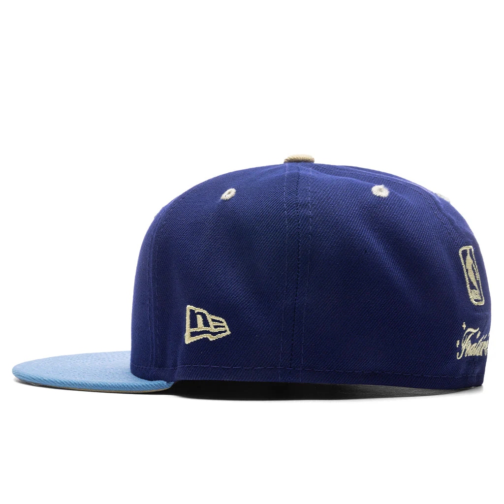 New Era x Feature Denver Nuggets Navy/Sky/Tan 2023 59FIFTY Fitted Hat - Image 6