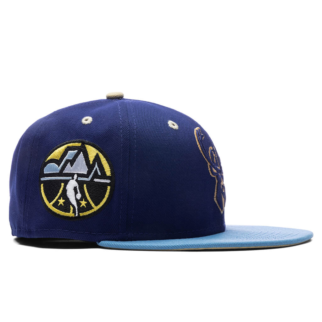 New Era x Feature Milwaukee Bucks Navy/Sky/Tan 2023 59FIFTY Fitted Hat - Image 5