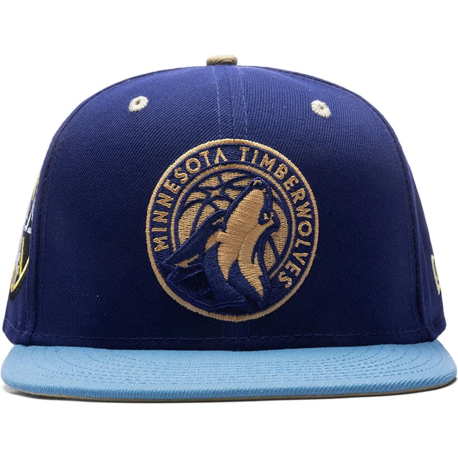 New Era x Feature Minnesota Timberwolves Navy/Sky/Tan 2023 59FIFTY Fitted Hat