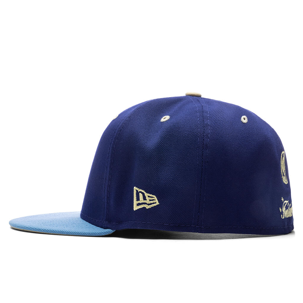 New Era x Feature Minnesota Timberwolves Navy/Sky/Tan 2023 59FIFTY Fitted Hat - Image 6