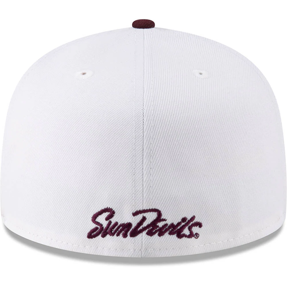 New Era x JS Arizona State Sun Devils "Snow" White 2023 59FIFTY Fitted Hat - Image 4
