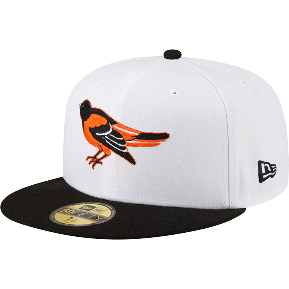 New Era x JS Baltimore Orioles "Snow" White 2023 59FIFTY Fitted Hat - Image 2