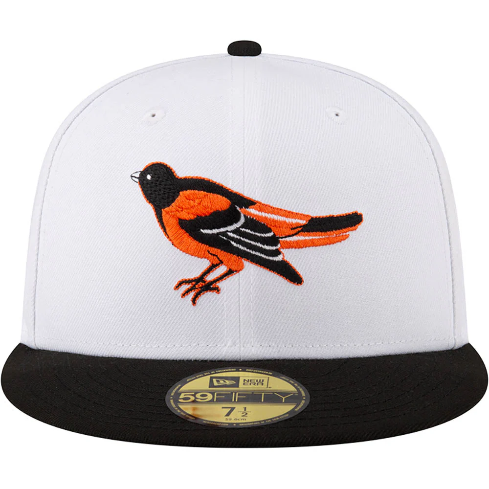 New Era x JS Baltimore Orioles "Snow" White 2023 59FIFTY Fitted Hat - Image 3