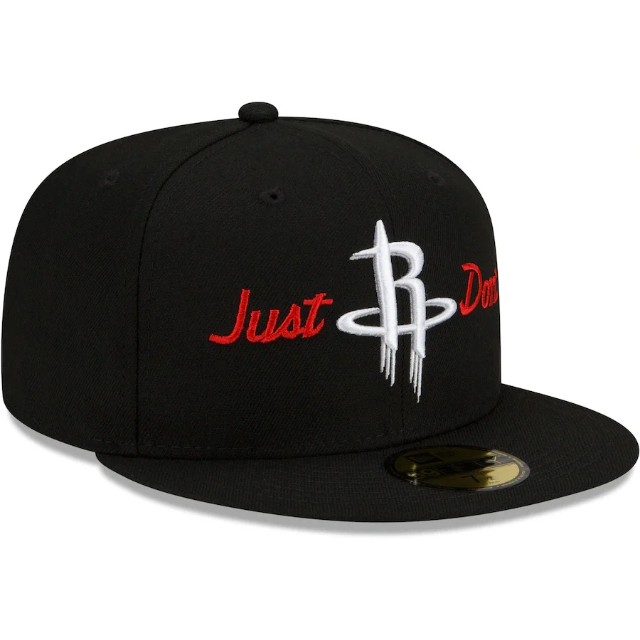 New Era x Just Don Houston Rockets Black 59FIFTY Fitted Hat - Image 4