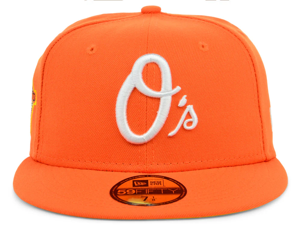 New Era x Lids HD  Baltimore Orioles 2022 Candy Corn 59FIFTY Fitted Cap - Image 5