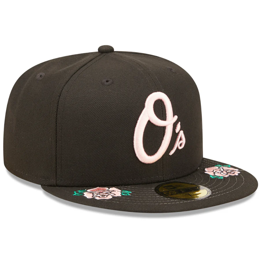 New Era x Lids HD Baltimore Orioles Double Rose 59FIFTY Fitted Cap