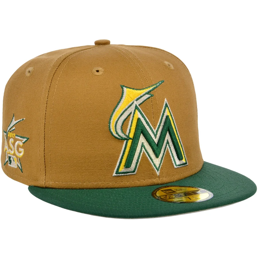 New Era x Lids HD  Miami Marlins Desert Pine 2022 59FIFTY Fitted Cap