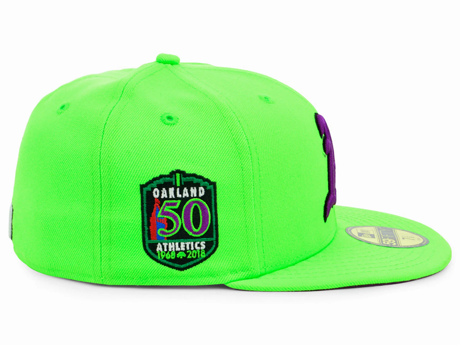 New Era x Lids HD  Oakland Athletics Laser 2022 59FIFTY Fitted Cap - Image 3
