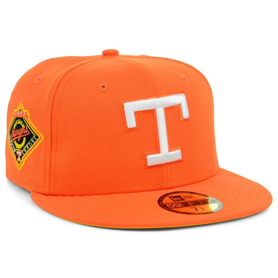 New Era x Lids HD  Texas Rangers 2022 Candy Corn 59FIFTY Fitted Cap