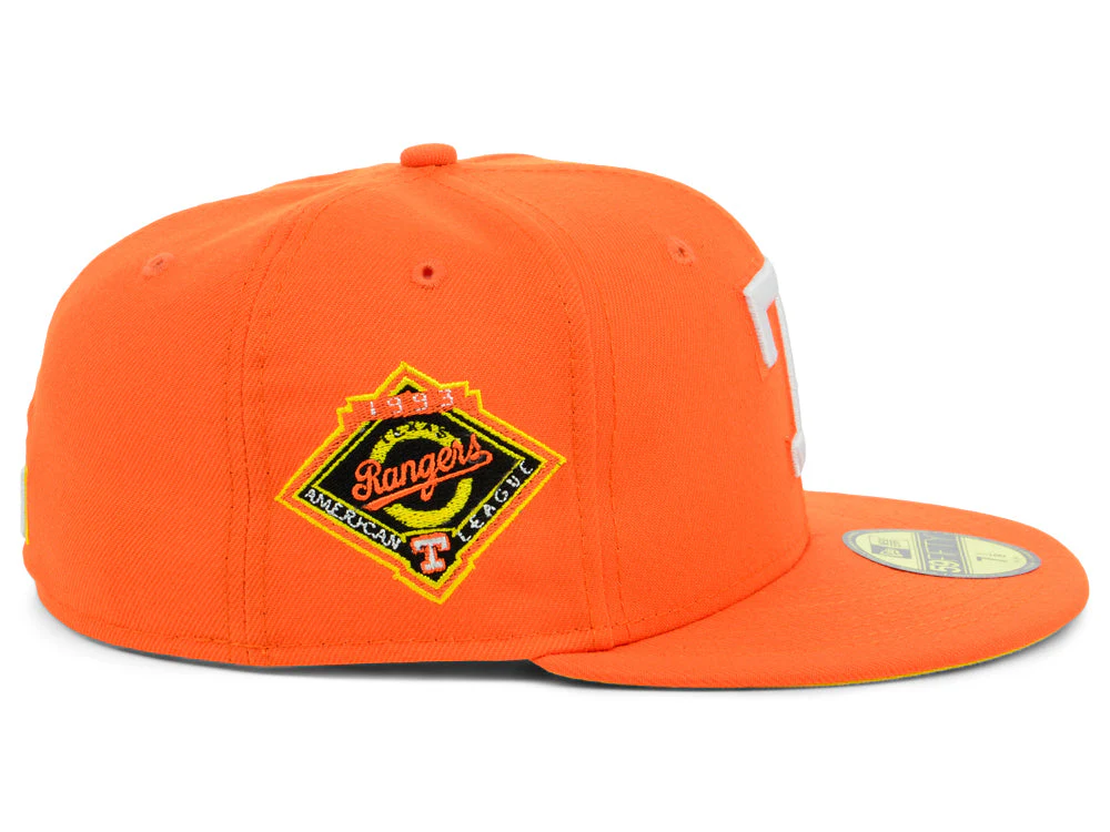 New Era x Lids HD  Texas Rangers 2022 Candy Corn 59FIFTY Fitted Cap - Image 3