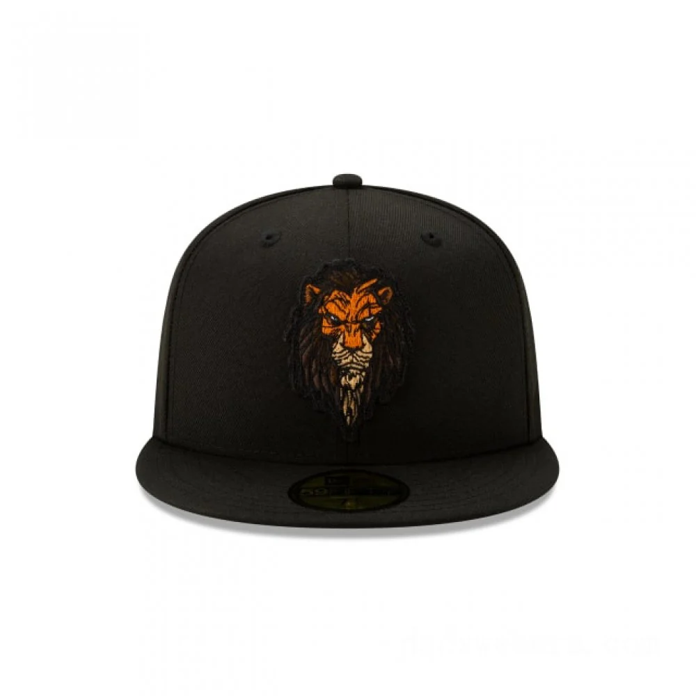 New Era x Lion King Scar Black 59FIFTY Fitted Hat - Image 2