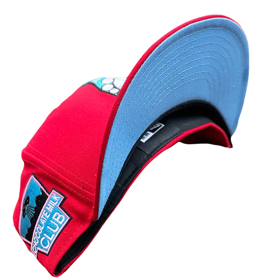 New Era x MILK Baseball Jug Red/Sky UV 59FIFTY Fitted Hat - Image 2