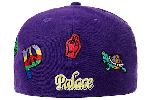 New Era x Palace Jesus Purple 59FIFTY Fitted Hat - Image 2