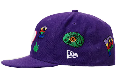 New Era x Palace Jesus Purple 59FIFTY Fitted Hat - Image 3