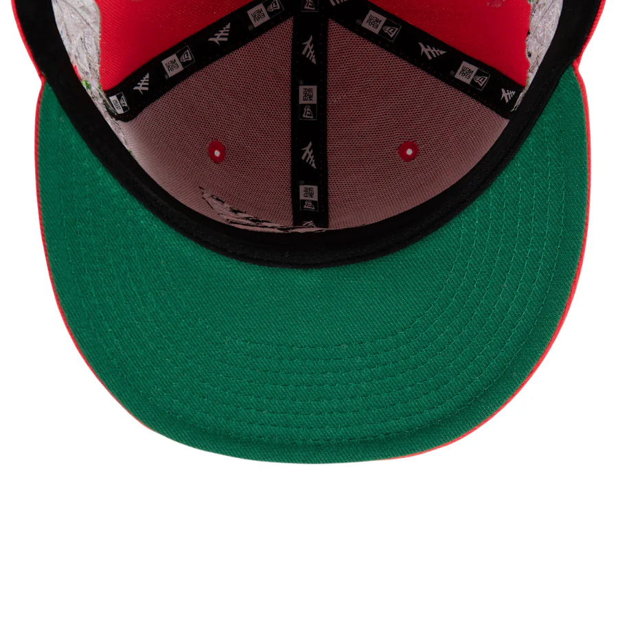 New Era x Paper Plane Lava Red Roses 59FIFTY Fitted Hat - Image 2