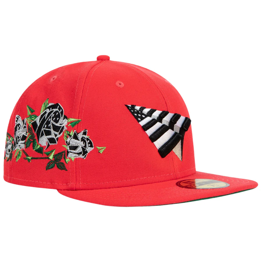 New Era x Paper Plane Lava Red Roses 59FIFTY Fitted Hat - Image 7