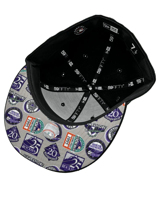 New Era x Pro Image Sports Colorado Rockies Logo UV 2023 59FIFTY Fitted Hat - Image 5