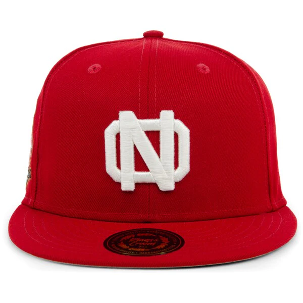 Rings & Crwns  New Orleans Black Pelicans Team Fitted Hat - Red - Image 2