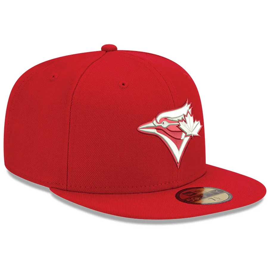 New Era Toronto Blue Jays Cardinal Red 59FIFTY Fitted Hat - Image 5