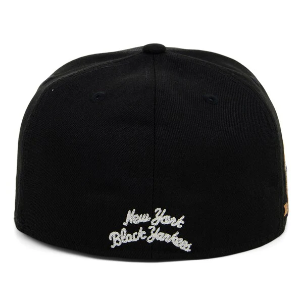 Rings & Crwns  New York Black Yankees Team Fitted Hat - Black - Image 2