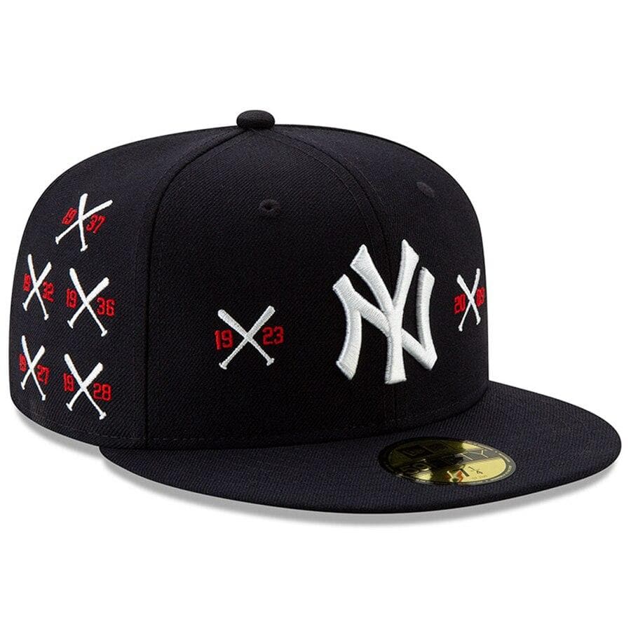New York Yankees Spike Lee Champion Collection Crossed Bat Fitted Hat - Image 3
