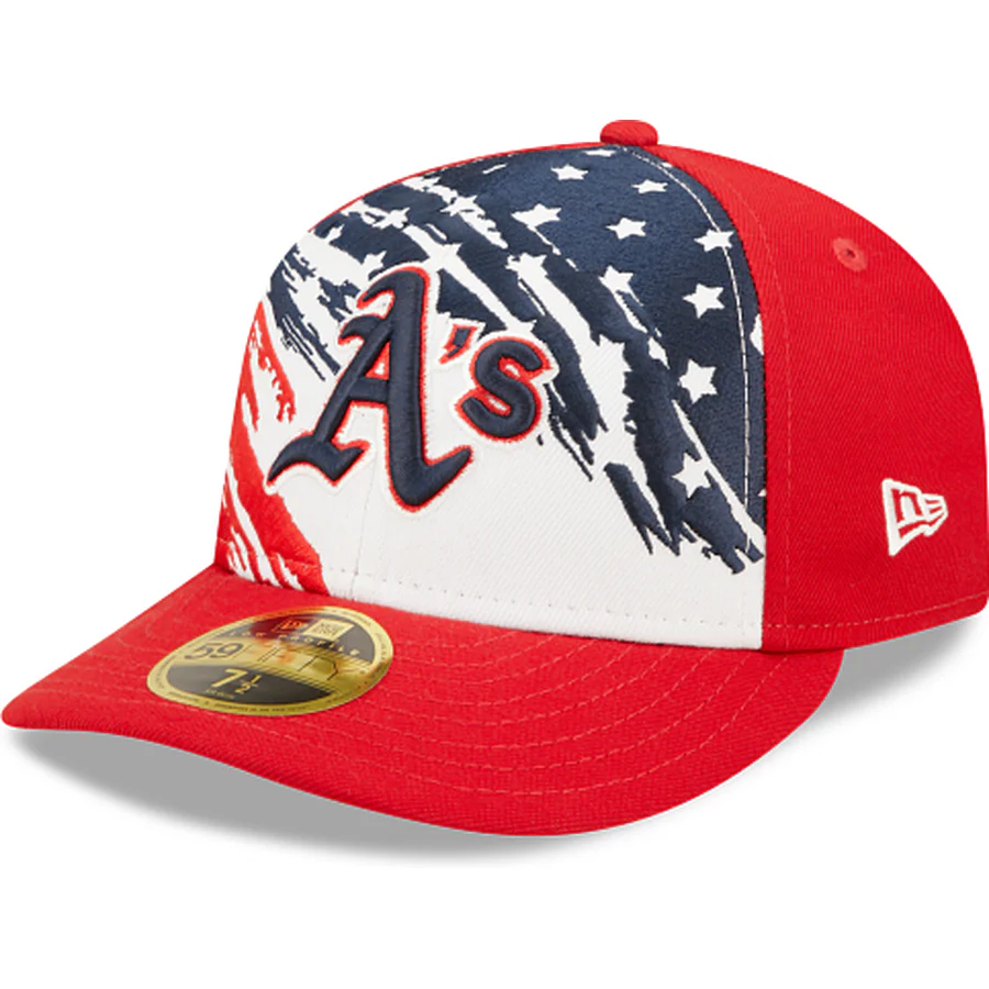 New Era Oakland Athletics Independence Day 2022 Low Profile 59FIFTY Fitted Hat