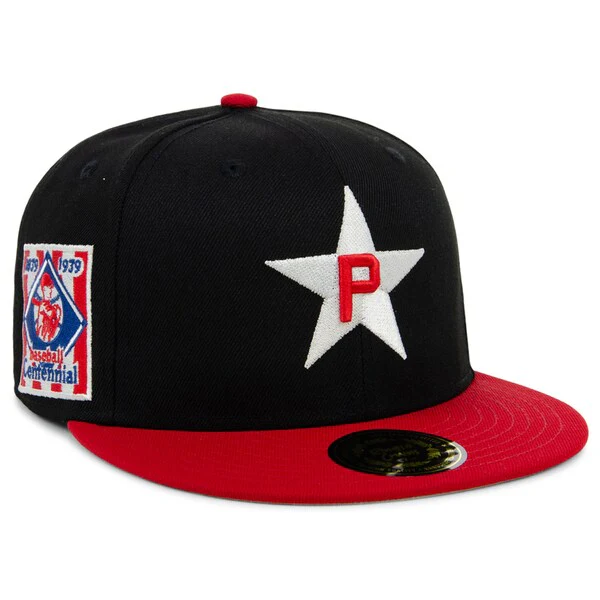 Rings & Crwns  Philadelphia Stars Team Fitted Hat - Black/Red