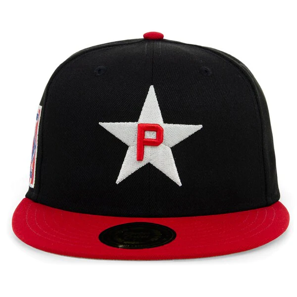 Rings & Crwns  Philadelphia Stars Team Fitted Hat - Black/Red - Image 2