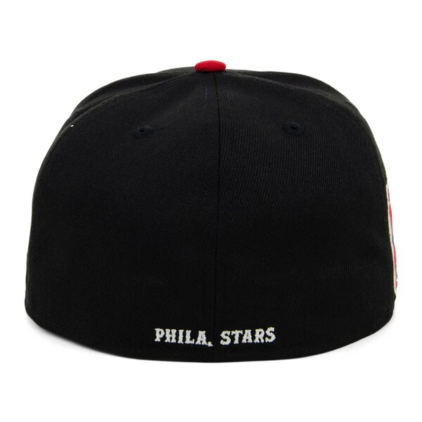 Rings & Crwns  Philadelphia Stars Team Fitted Hat - Black/Red - Image 4