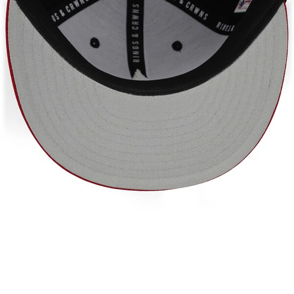 Rings & Crwns  Philadelphia Stars Team Fitted Hat - Black/Red - Image 5
