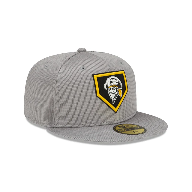 New Era Pittsburgh Pirates Gray Clubhouse 2022 59FIFTY Fitted Hat - Image 2