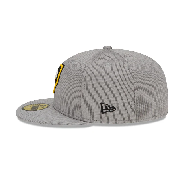 New Era Pittsburgh Pirates Gray Clubhouse 2022 59FIFTY Fitted Hat - Image 3