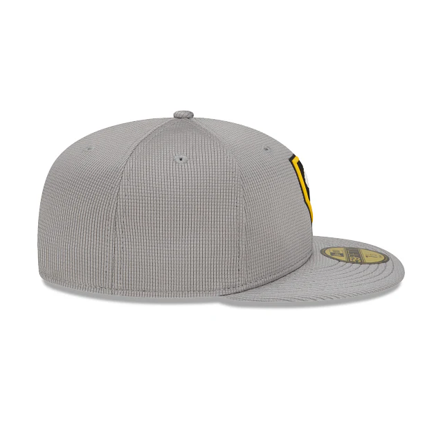 New Era Pittsburgh Pirates Gray Clubhouse 2022 59FIFTY Fitted Hat - Image 4