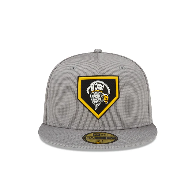 New Era Pittsburgh Pirates Gray Clubhouse 2022 59FIFTY Fitted Hat - Image 5
