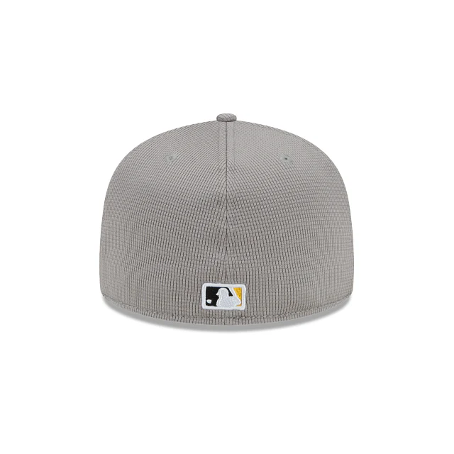 New Era Pittsburgh Pirates Gray Clubhouse 2022 59FIFTY Fitted Hat - Image 6