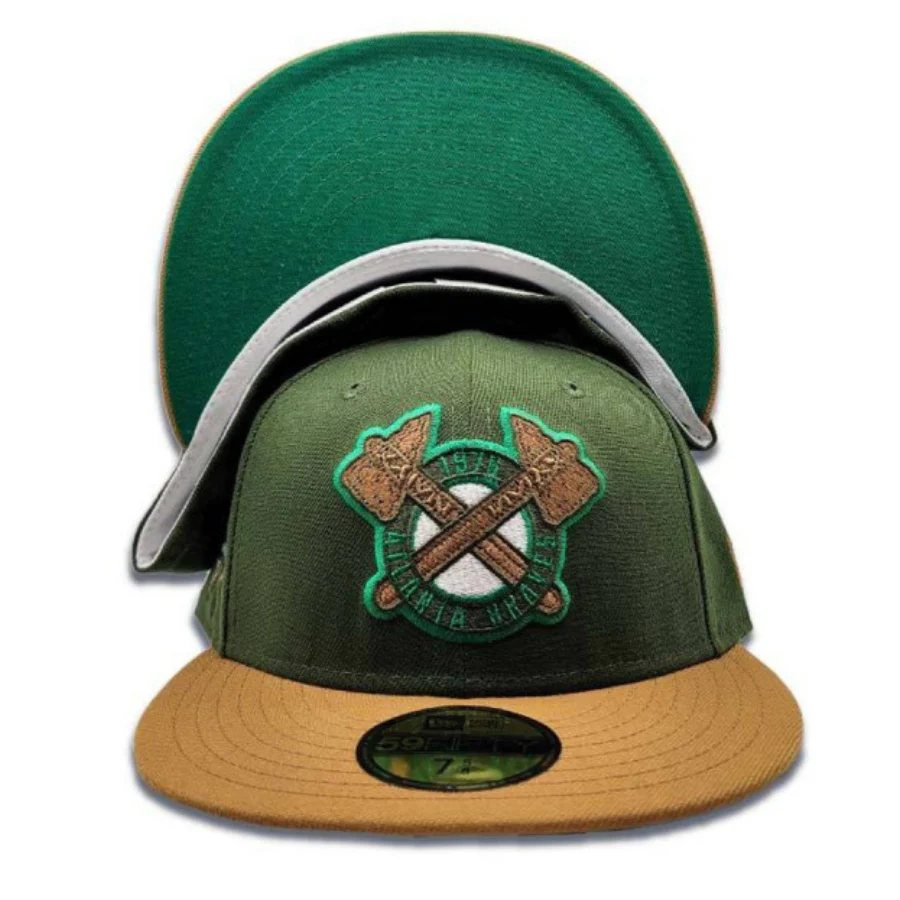 New Era Shades of Fall Fitted Hat w/ Nike Air Max 97 "Black Olive" - Image 3