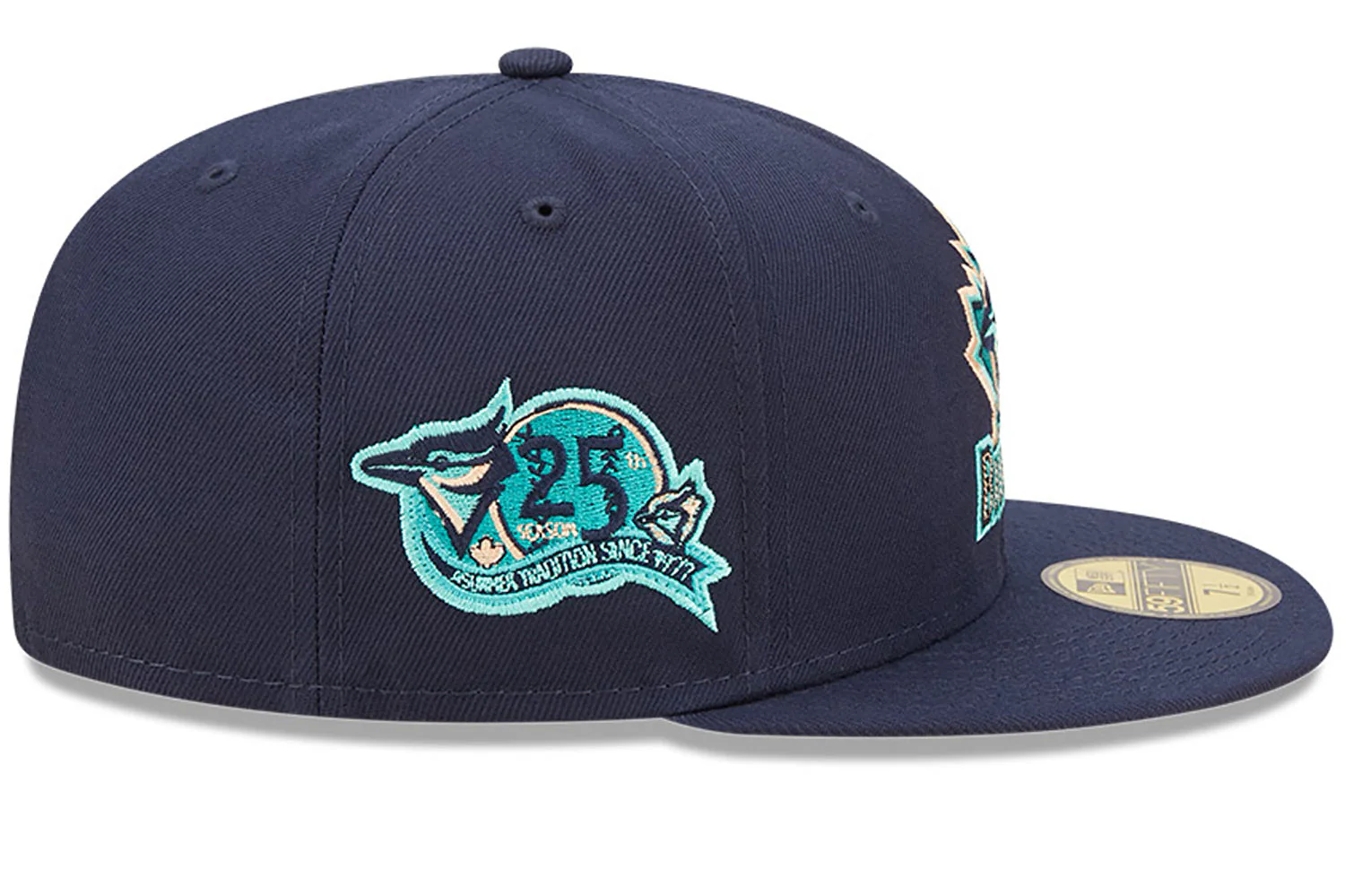 New Era x Lids HD  Toronto Blue Jays Oceanside Peach 2022 59FIFTY Fitted Cap - Image 3