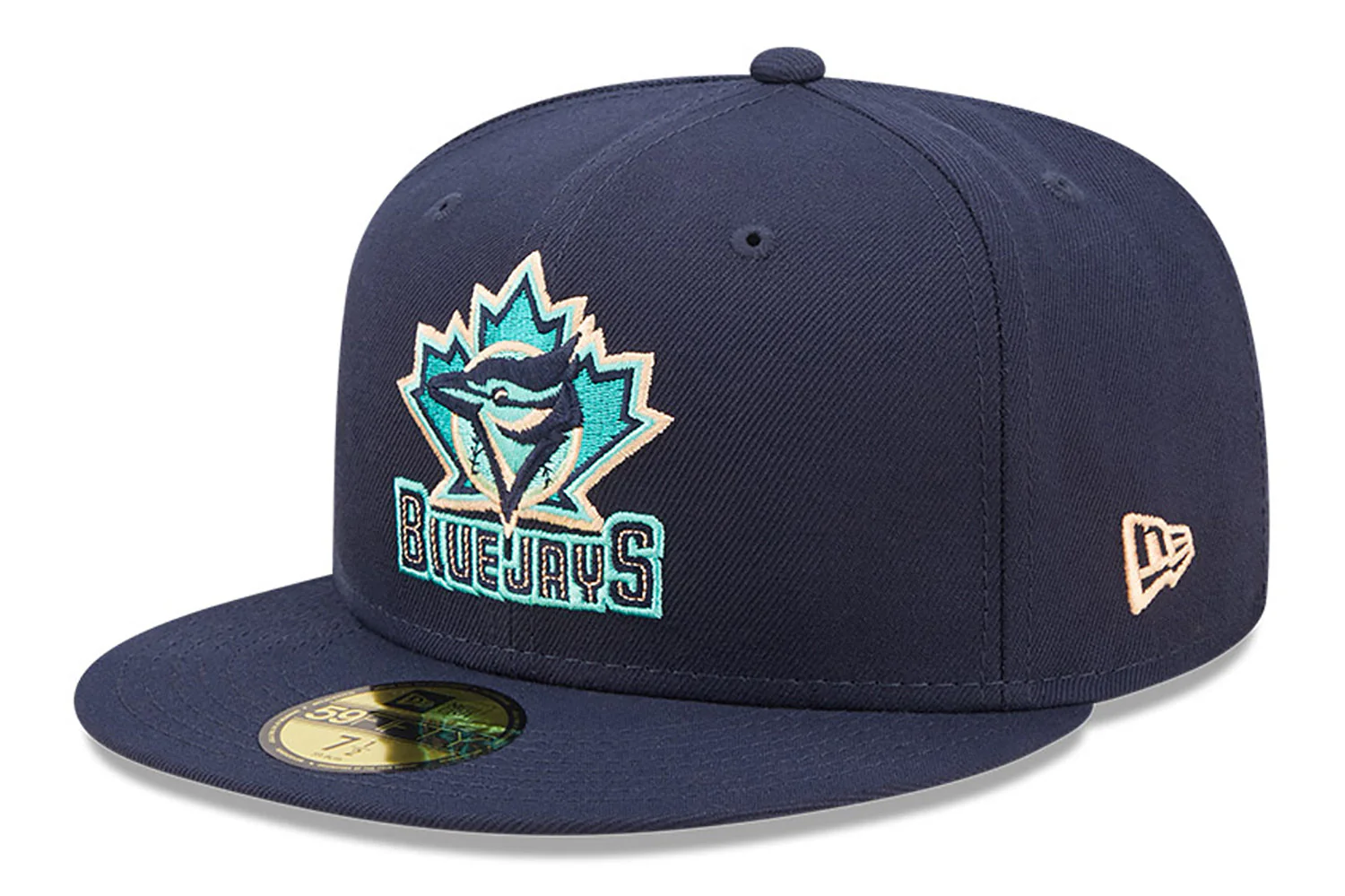 New Era x Lids HD  Toronto Blue Jays Oceanside Peach 2022 59FIFTY Fitted Cap - Image 4